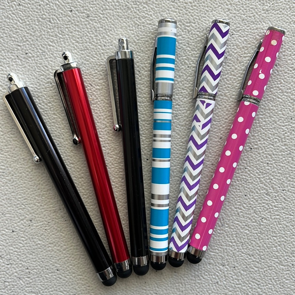 Tablet Pens Set of Six